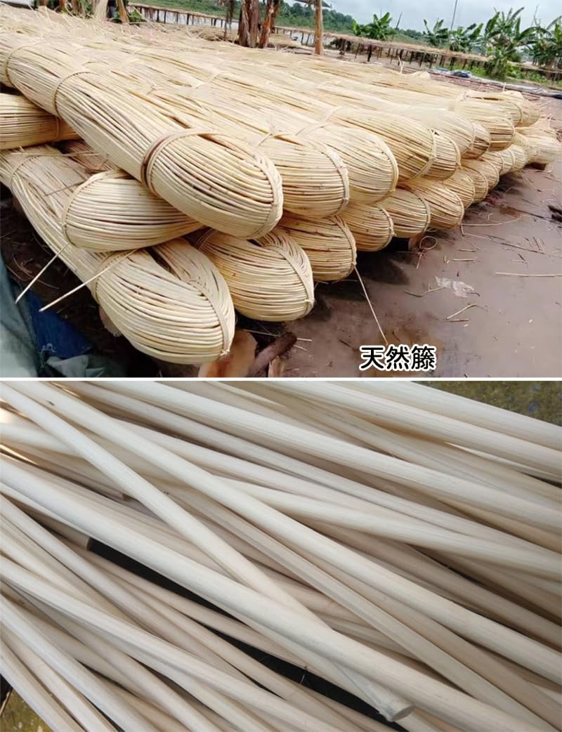 Amazon.co.jp: [VIYUFENST] 籐 材料 丸芯 ラタン 竹の皮 家具籐皮竹